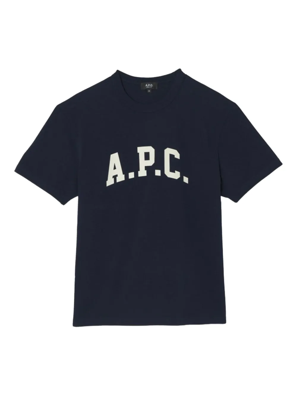 

Футболка из хлопка с логотипом A.P.C., синий