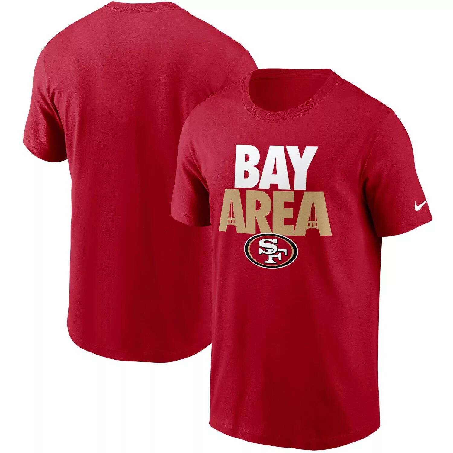 

Мужская футболка Nike Scarlet San Francisco 49ers Hometown Collection Bay Area
