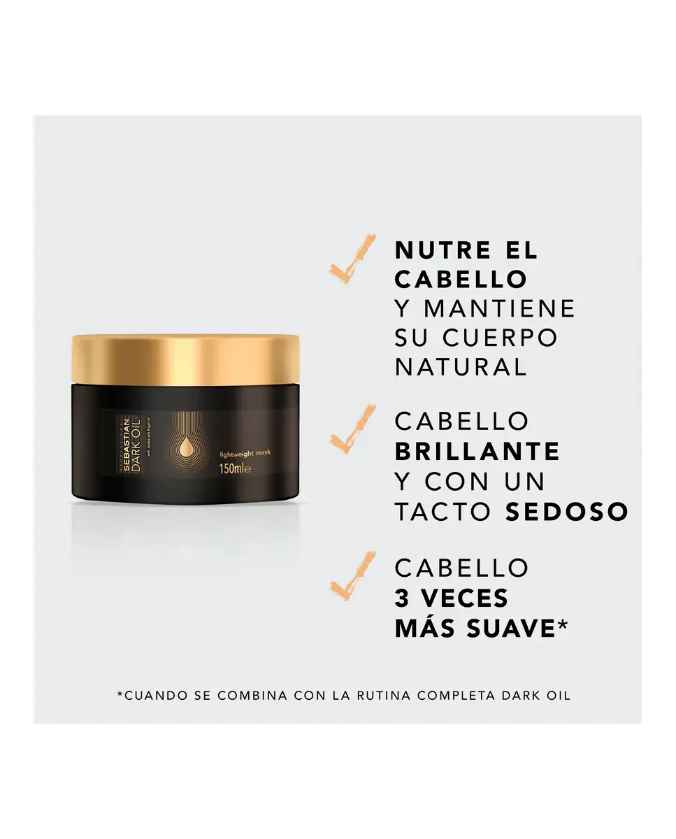 Маска Dark Oil Mask 150 мл Sebastian Professional — фото 2