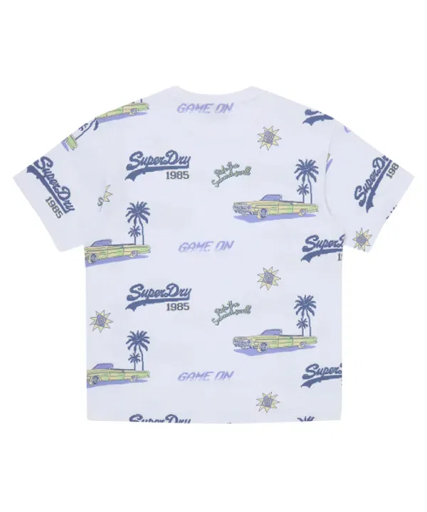 Футболка с принтом Street Surfer, Superdry, белый — фото 2