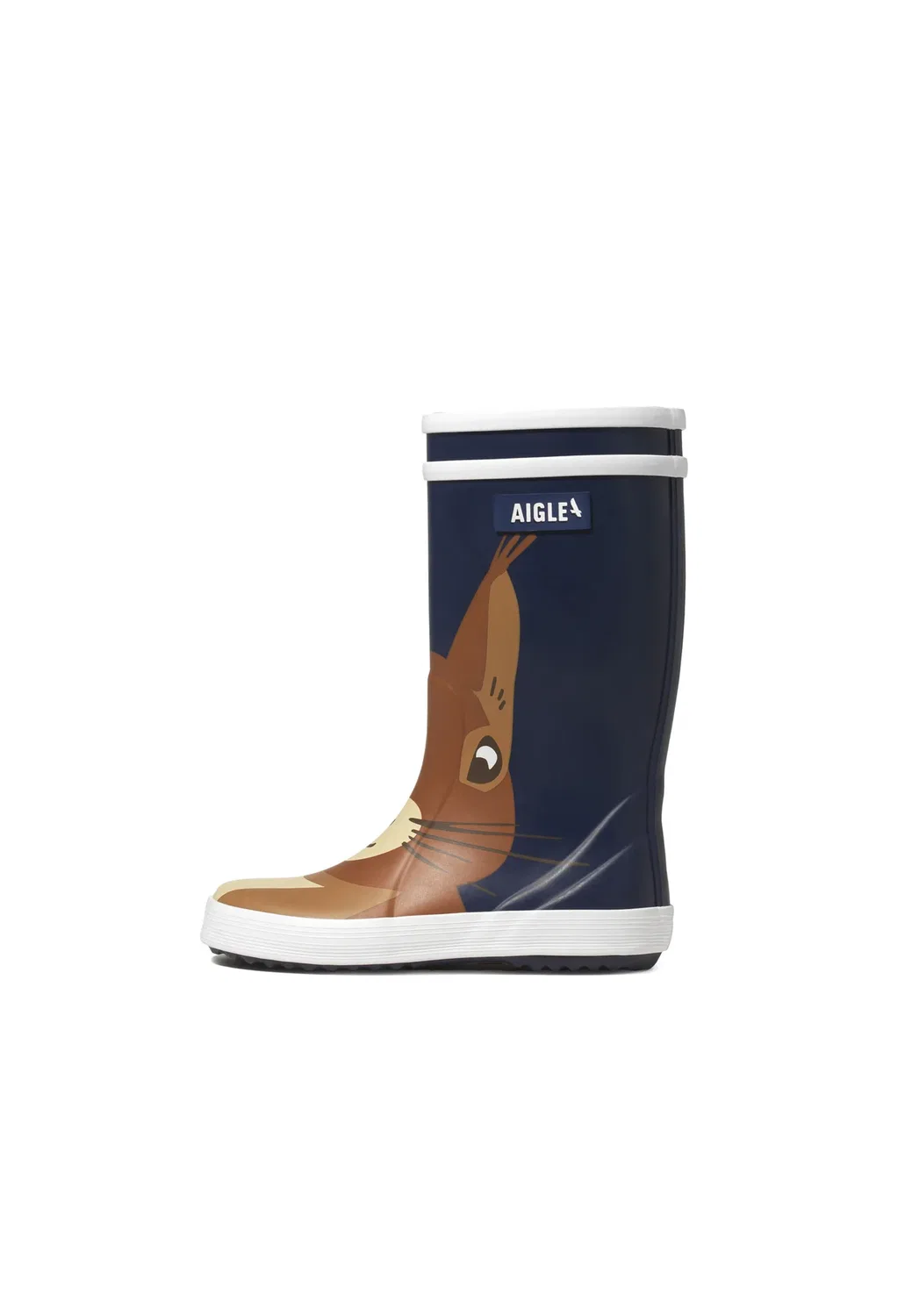 Резиновые сапоги Lolly pop wwf унисекс Aigle, Navy Blue