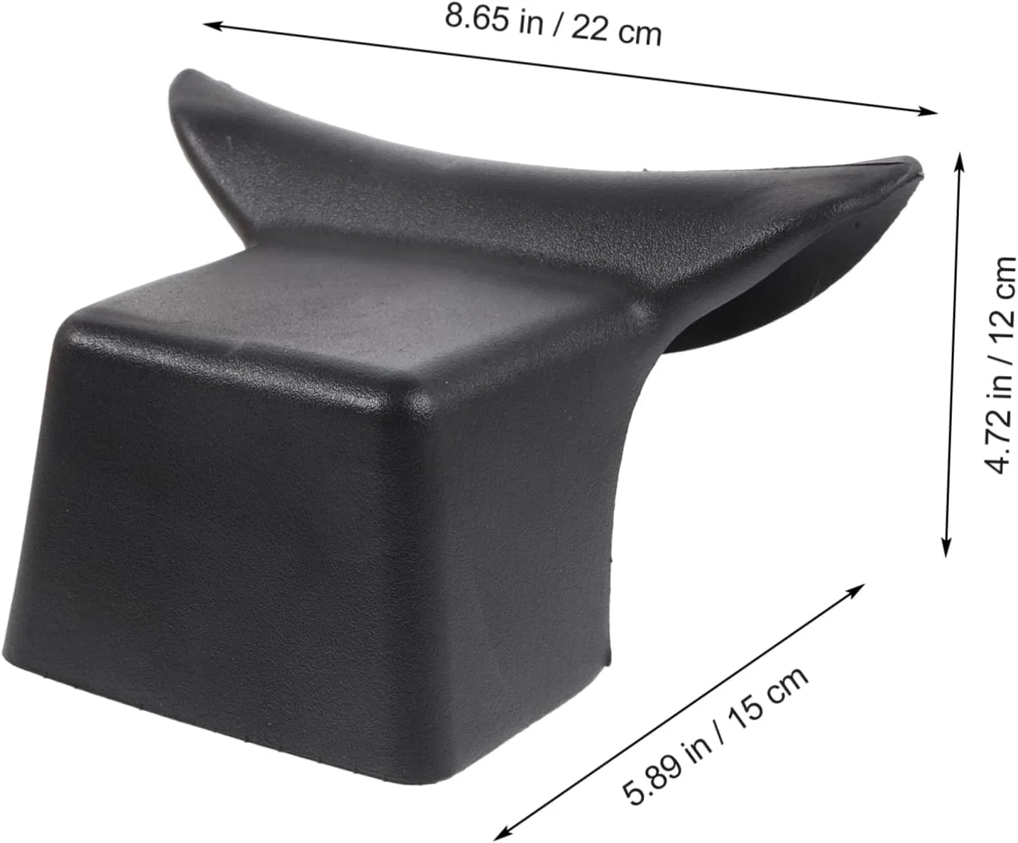 Подушка для мытья волос, SECFOU, ПВХ, 22x15x12 см, Черный — фото 4