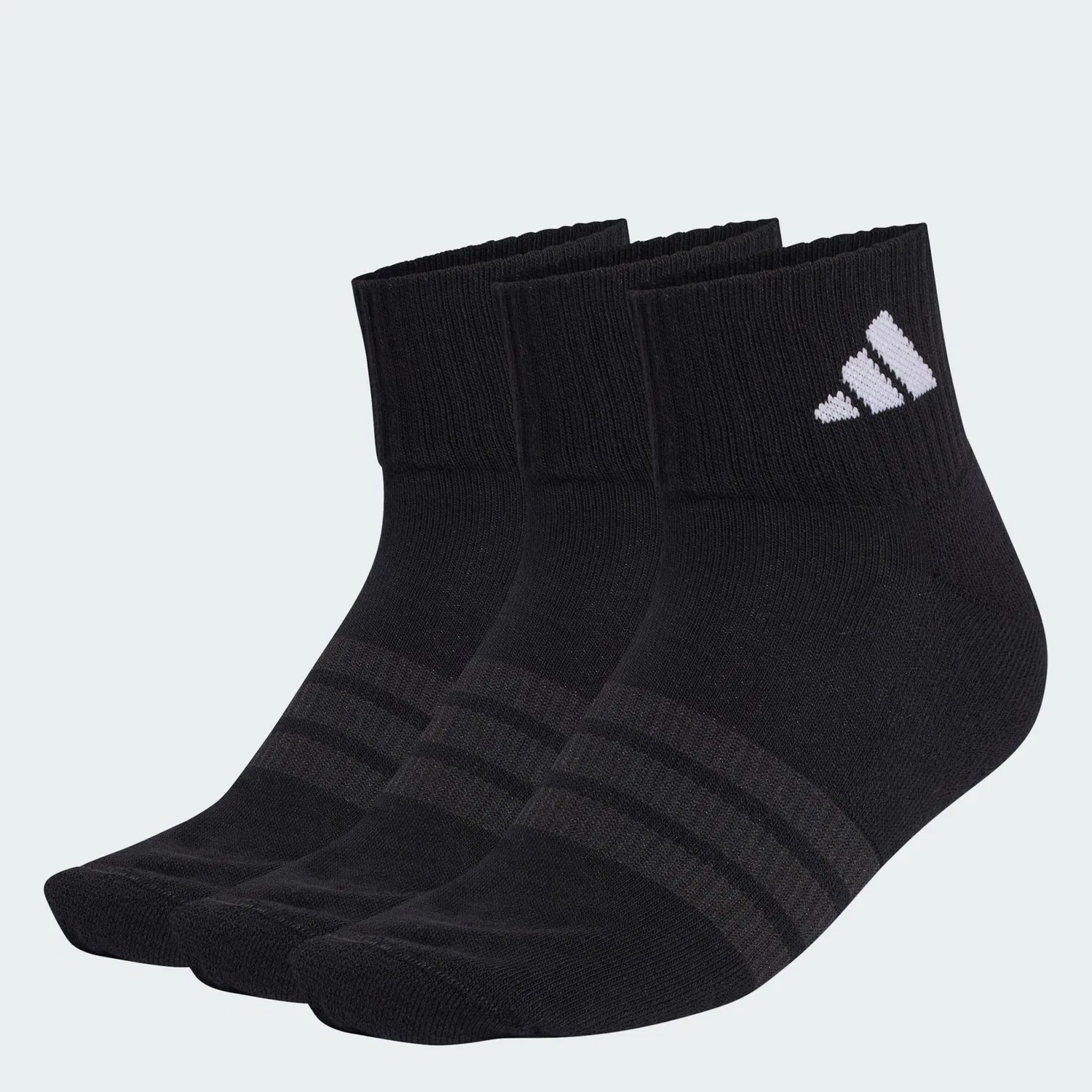 Мужские спортивные носки с амортизацией CUSHIONED SPORTSWEAR ANKLE SOCKEN 3ER-PACK, Adidas, Цвет Schwarz — фото 4