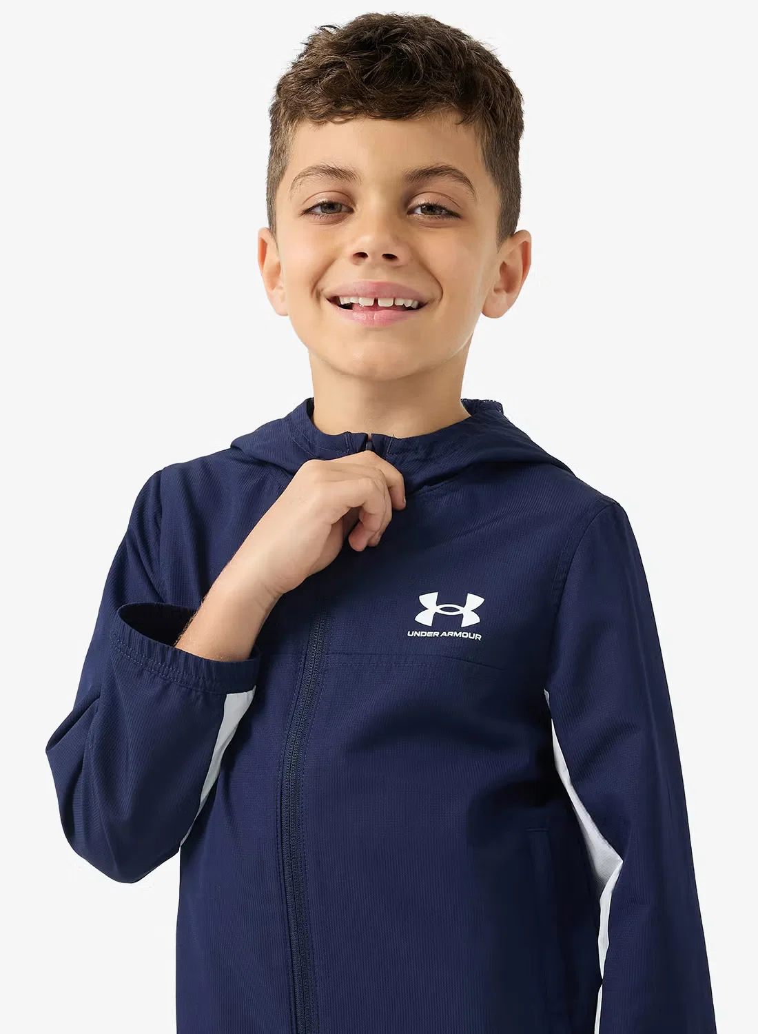 Куртка с длинным рукавом Youth Rival Woven Under Armour, темно-синий — фото 3