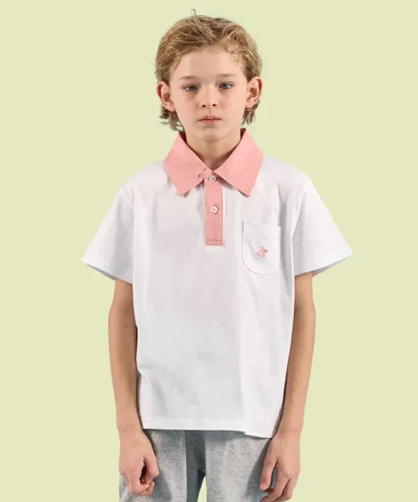 Футболка с коротким рукавом, Beverly Hills Polo Club Kids, белый