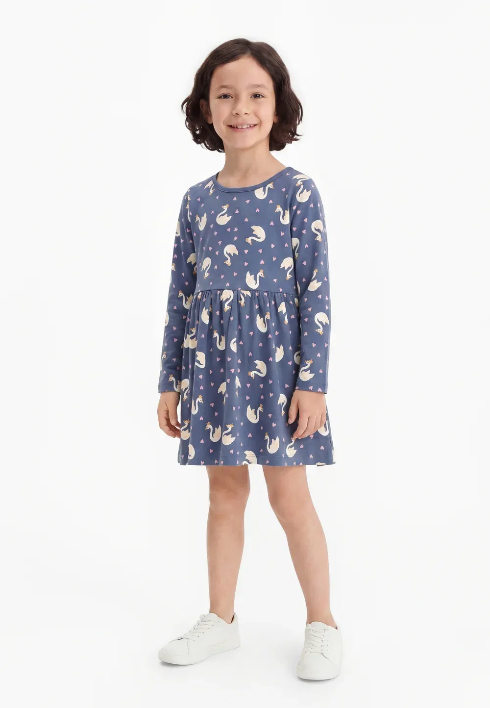 Платье Nmfvilisa - трикотажное платье Name It, Vintage Indigo