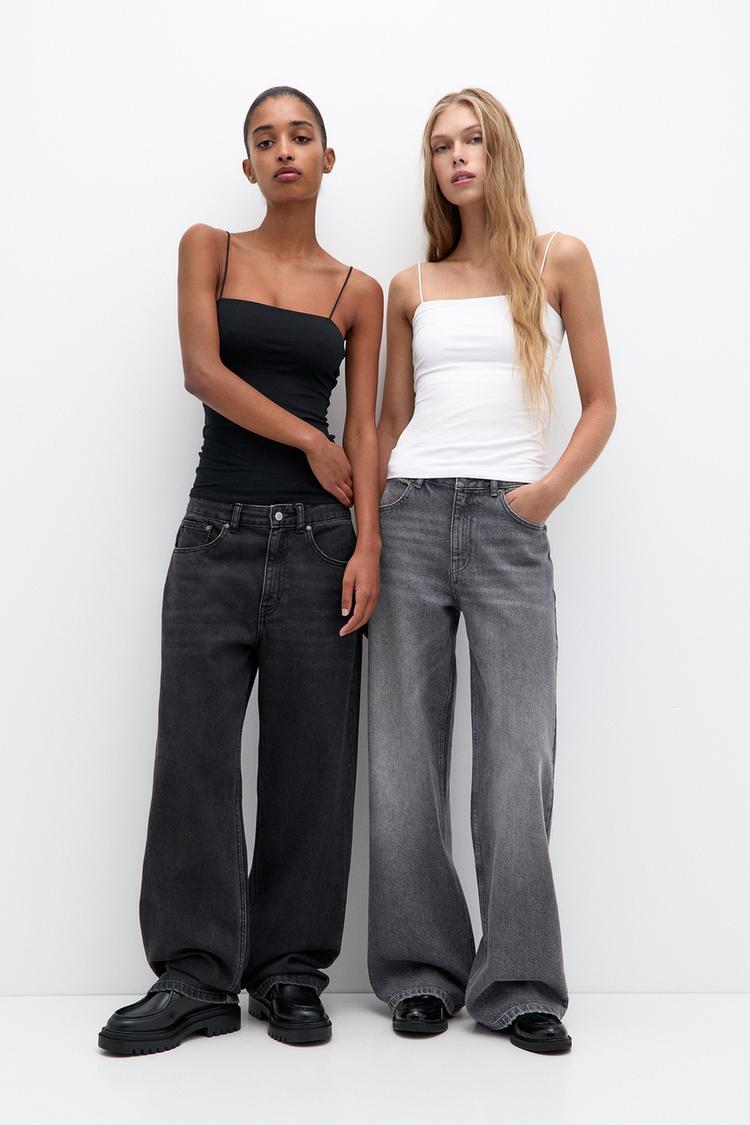 

Упаковка из 2 топов на бретельках Pull And Bear, мультиколор