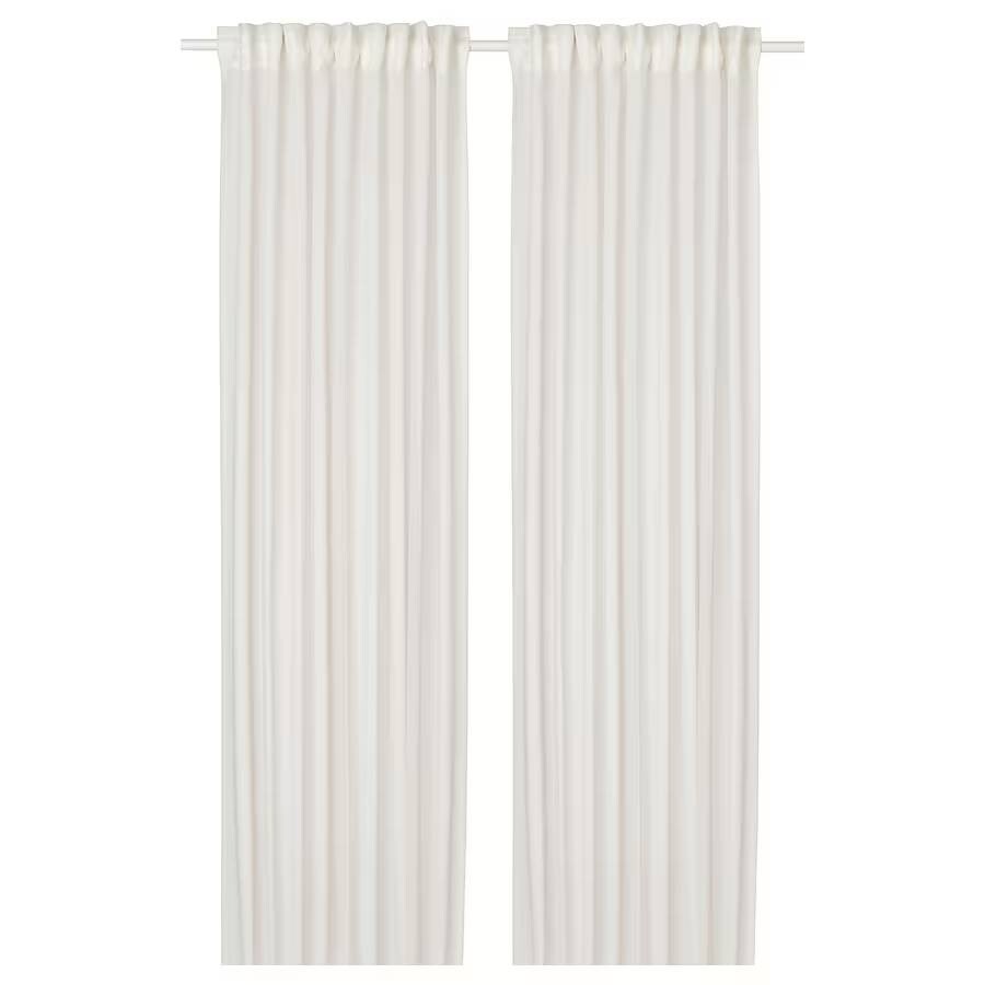

Дубль Шторы Ikea Hallebracka 145X250 2 шт, белый