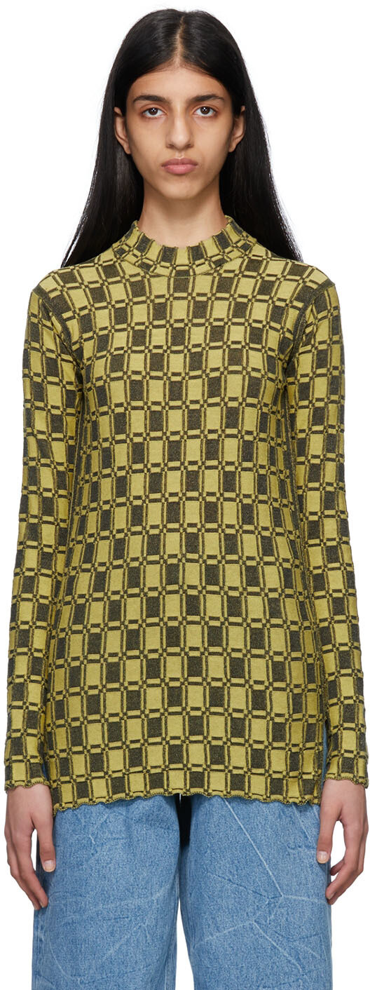 

Желтый свитер Kenzo Paris Vichy