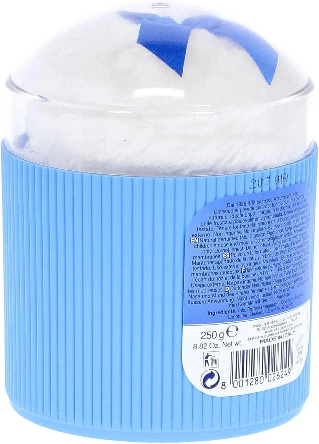 Тальк для тела Classic Talc with Sponge, Italian Gourmet E.R., 12 x 250 г + Polpa 400 г, Floral Print — фото 4
