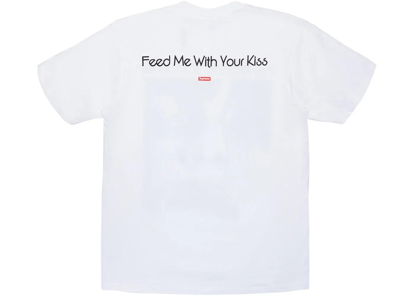 Мужская футболка с принтом Supreme My Bloody Valentine Feed Me With Your Kiss Tee, White — фото 2