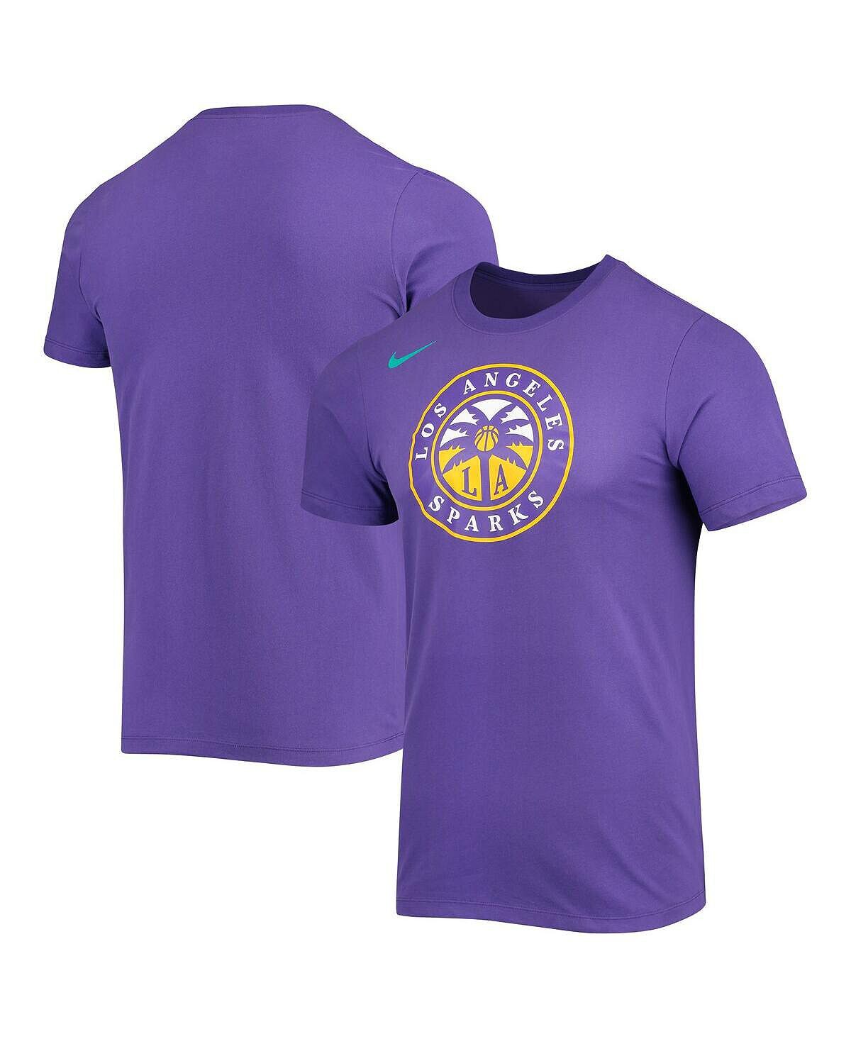 

Мужская фиолетовая футболка с логотипом los angeles sparks Nike, фиолетовый