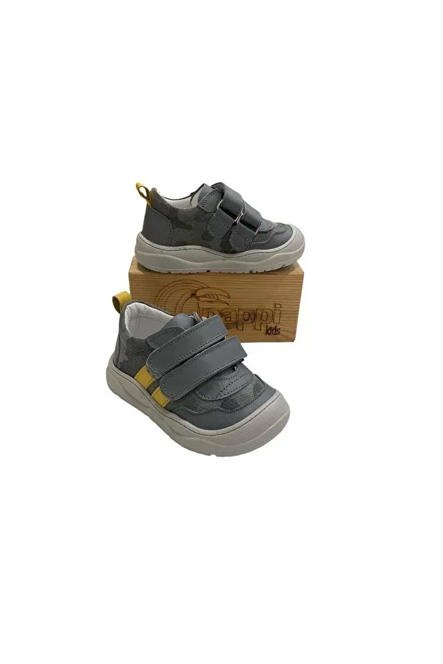Детская ортопедическая обувь с липучкой Pappikids, Gray
