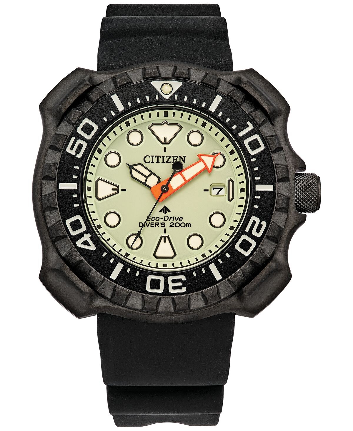 

Мужские часы Eco-Drive Promaster с черным ремешком, 46 мм Citizen