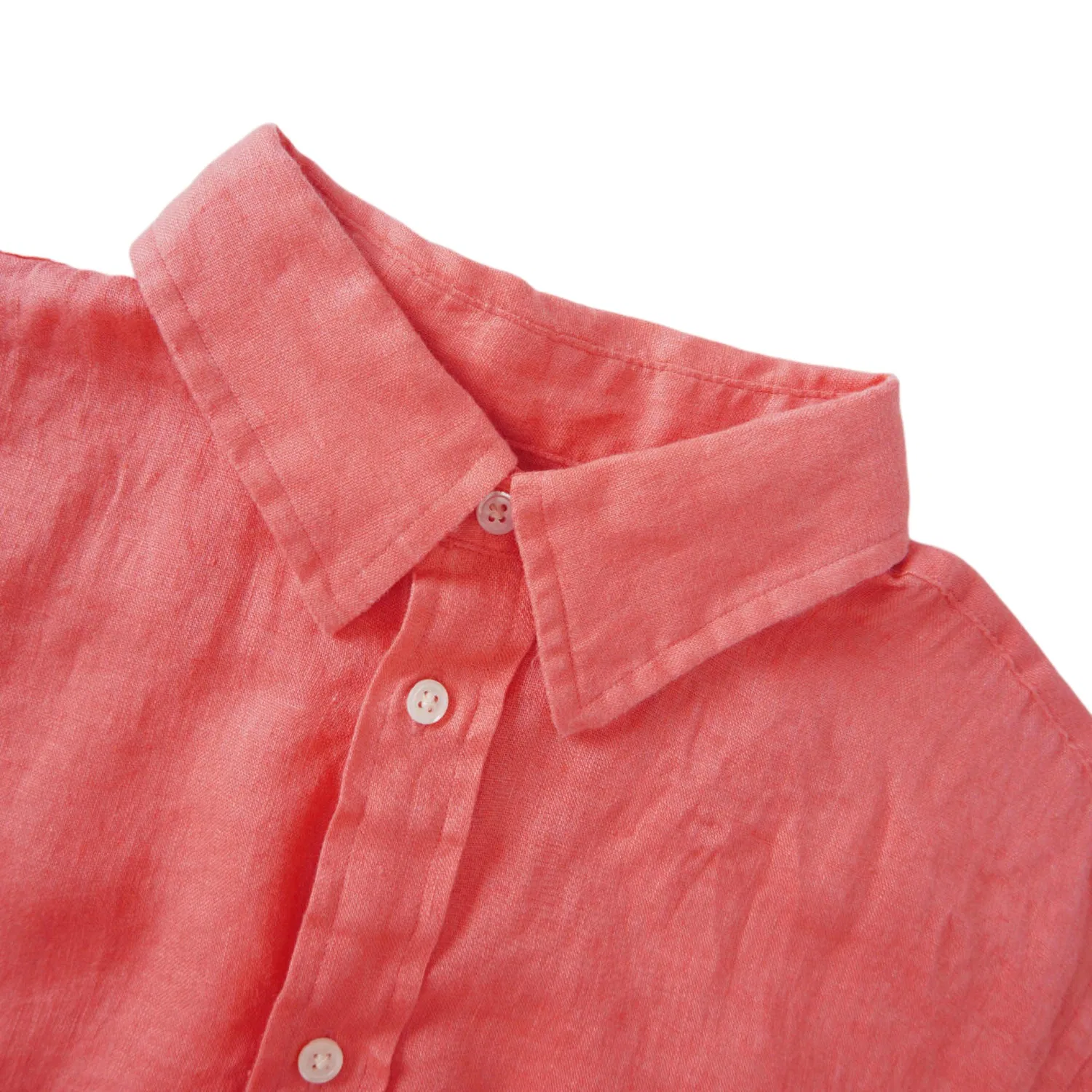 Рубашка женская SS26 Polo Ralph Lauren, Grapefruit Red — фото 4