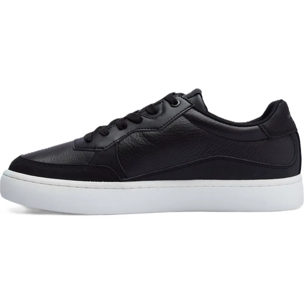 Детские кроссовки кожаные на шнуровке Cupsole Low Leather Calvin Klein — фото 2