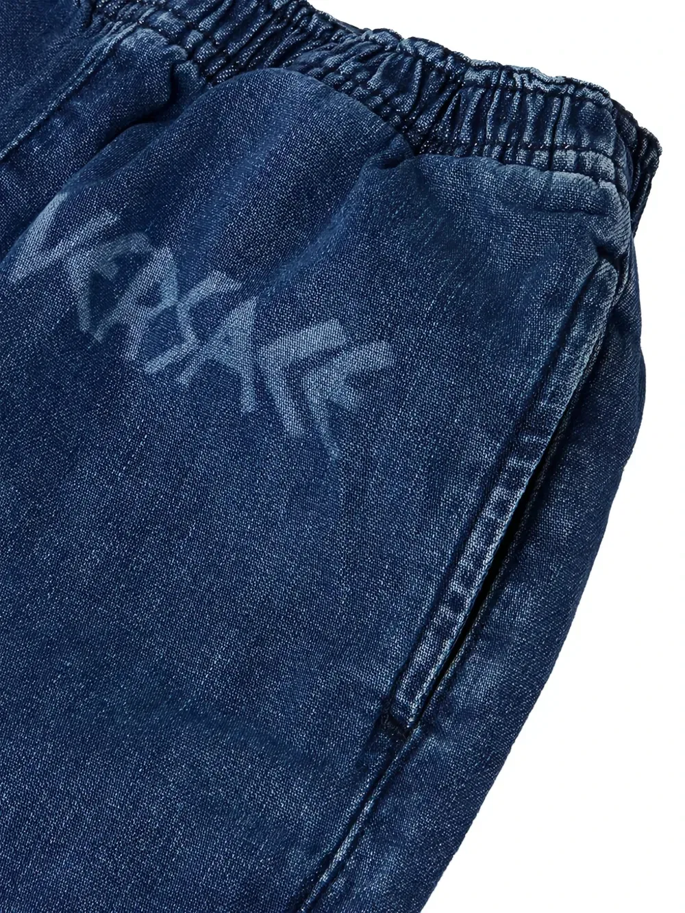 Джинсовые шорты Greca Wave Versace Kids, синий — фото 3