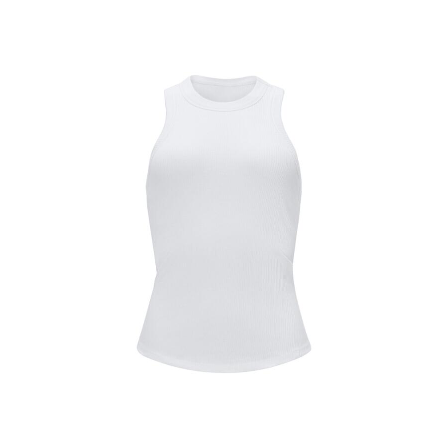 

FABLETICS Женская майка в рубчик с высоким воротом и встроенным бюстгальтером