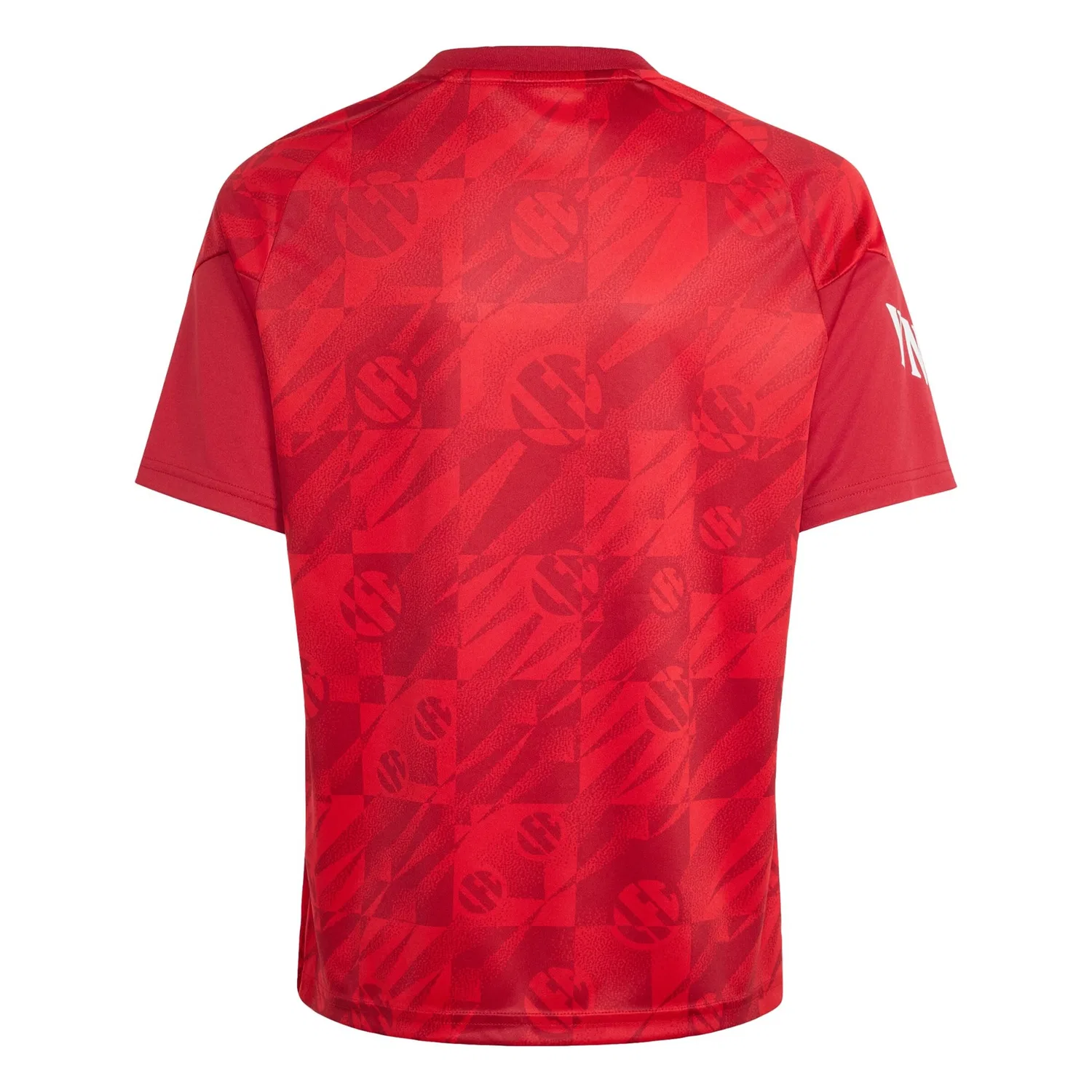 Футболка Adidas Performance Shirt FC Liverpool 26/27 красного и темно-красного цвета — фото 2