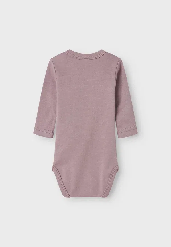 Боди из 100% хлопка Romper 3 pack Name It, розовый — фото 4