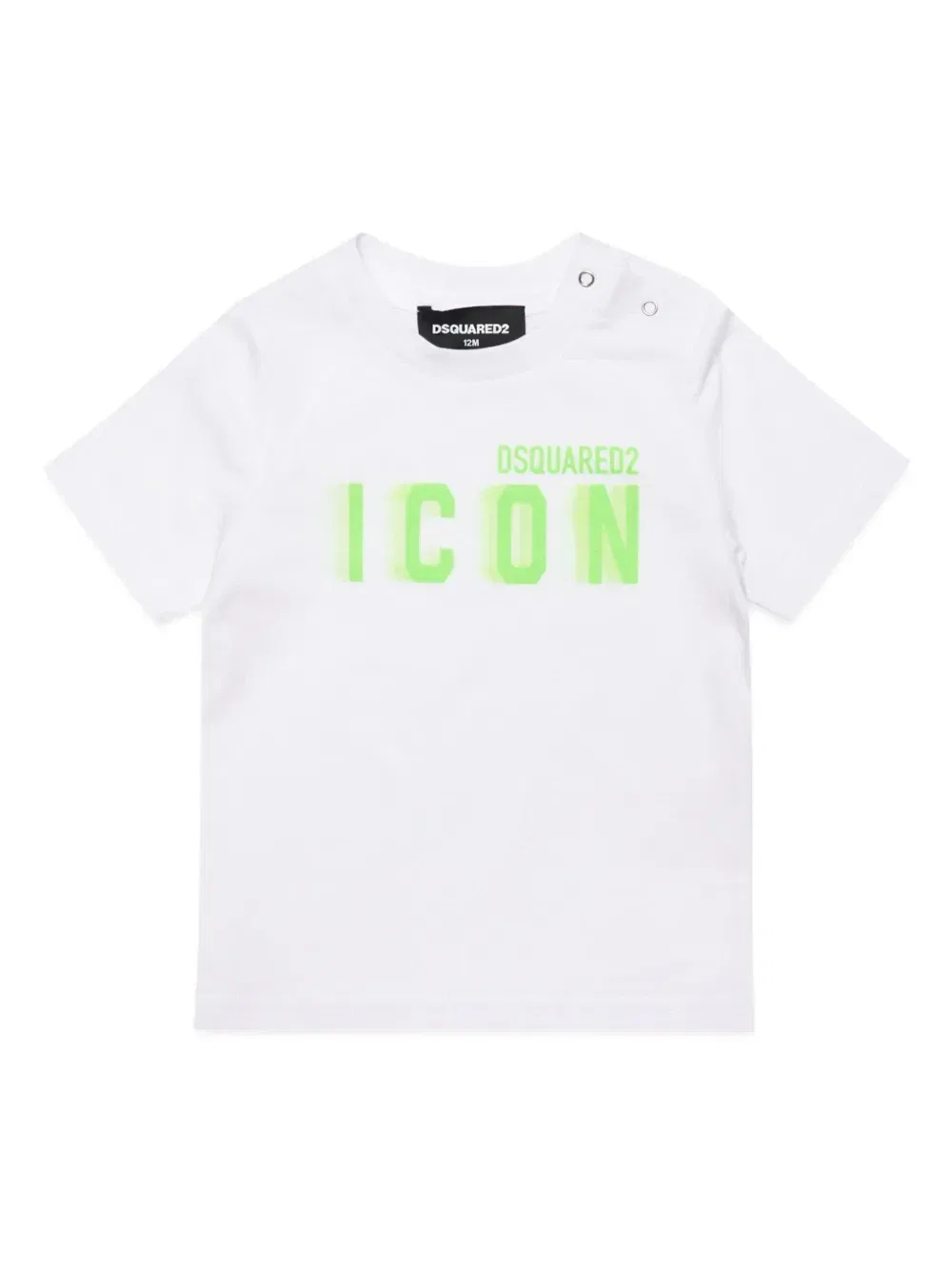 Футболка с логотипом Icon Dsquared2 Kids, белый
