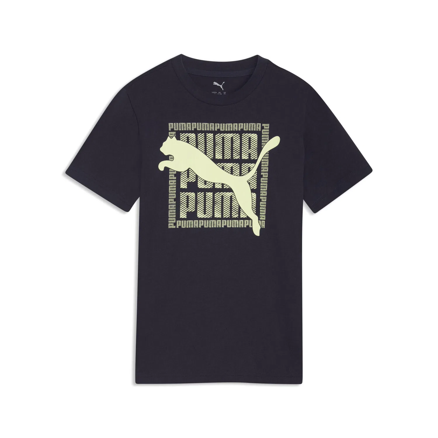 Детская футболка с графическим принтом Graphic Cat Puma, Navyblau