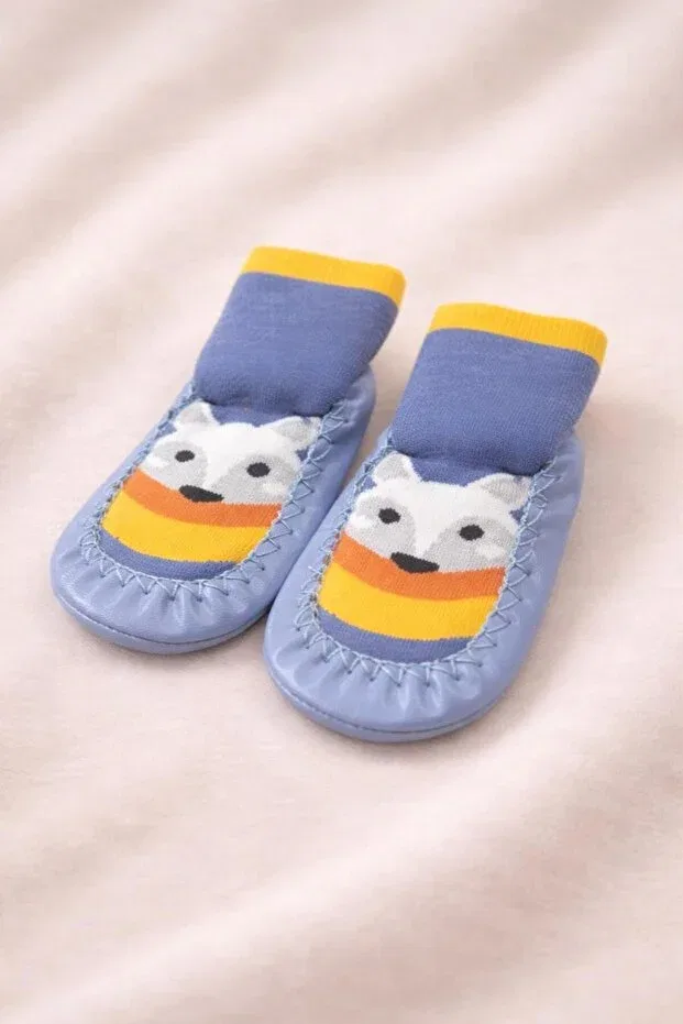 Детские носки-пинетки с принтом Basics Numix Baby Kids, Blue — фото 4