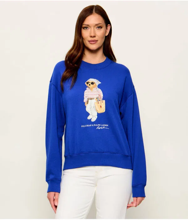 Женский пуловер с длинным рукавом Polo Ralph Lauren, Blu Marino