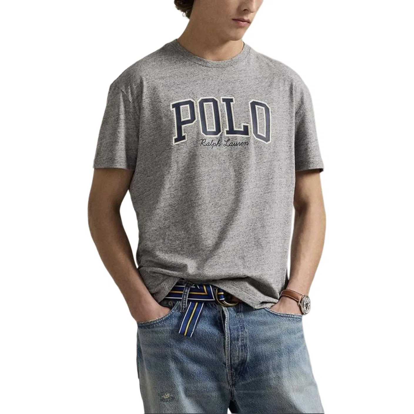 Футболка классическая, Polo Ralph Lauren, Gray