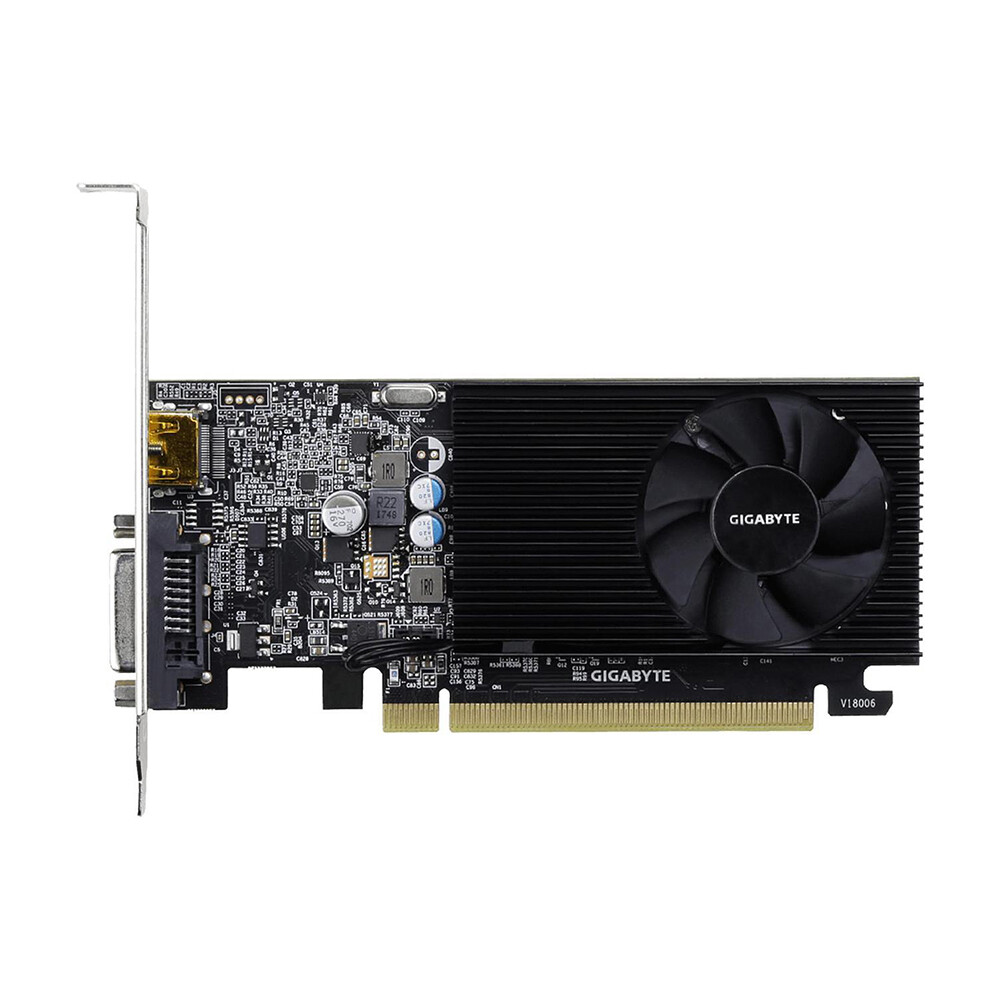 

Видеокарта Gigabyte GeForce GT 1030 LP D4, 2 Гб, черный