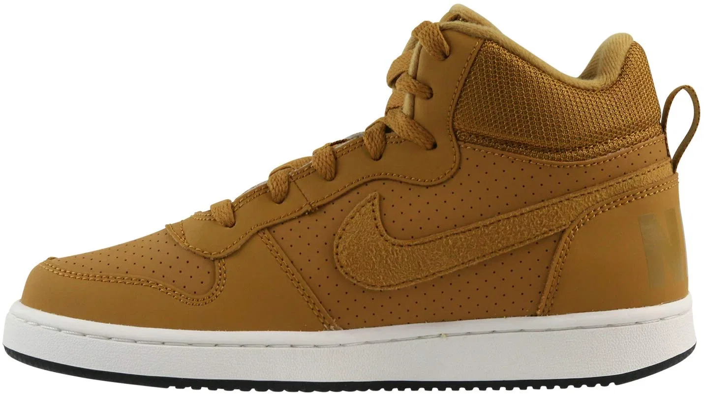 Детские баскетбольные кроссовки высокие NIKE Court Borough Mid (Gs) NIKE, Brown — фото 2