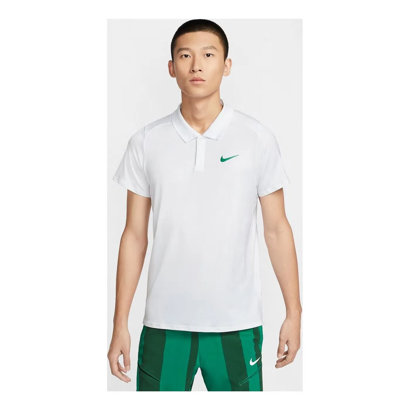 Поло с коротким рукавом Summer Advantage Nike, белый