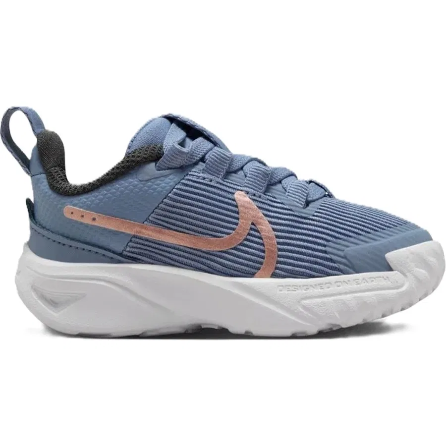 Детские кроссовки с эластичной шнуровкой Star Runner 4 Nn Nike, Синий — фото 2