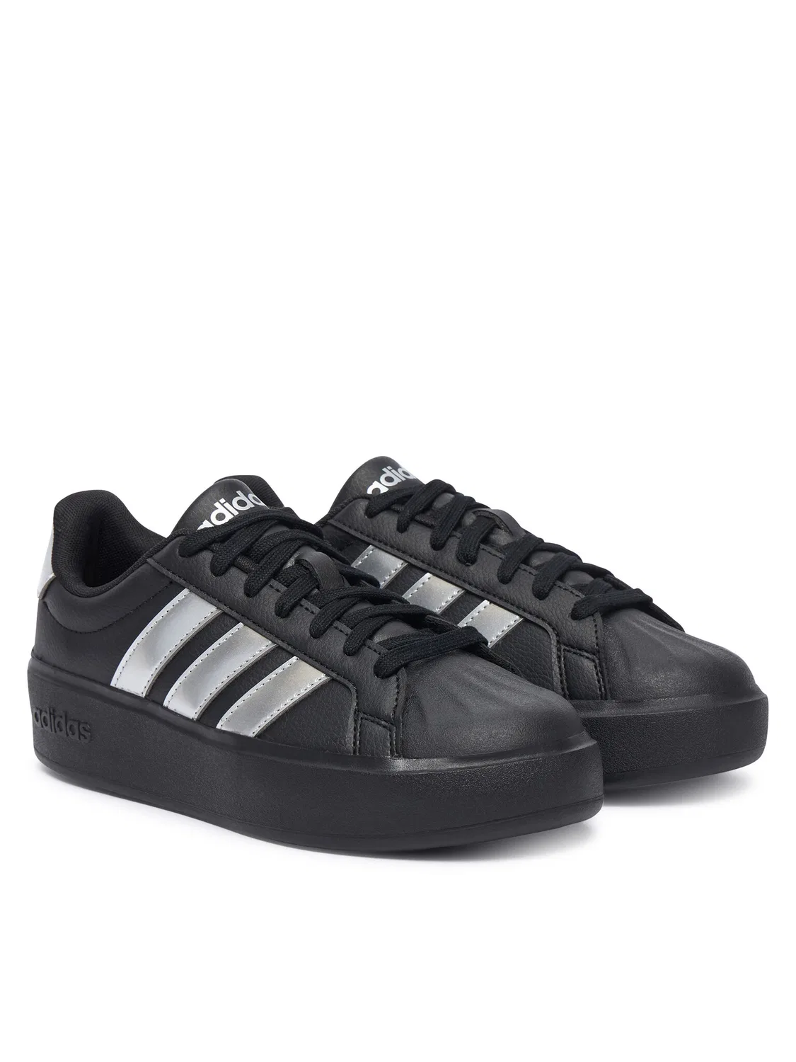 Кроссовки для девочки Streettalk Bold Shoes Junior Adidas, черный — фото 2