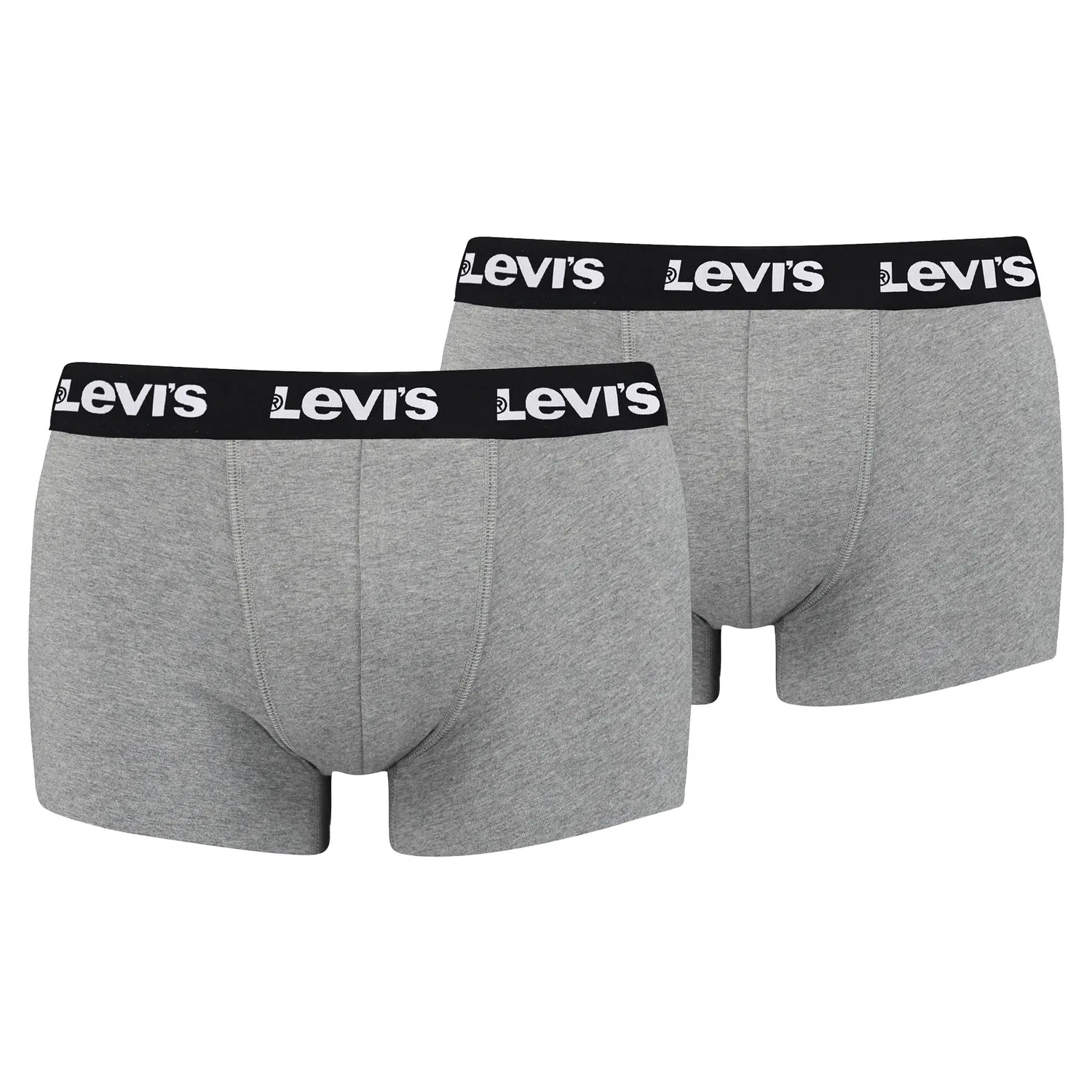 Трусы-боксеры с логотипом комплект из 2 штук Repeat Logo Levis, серый