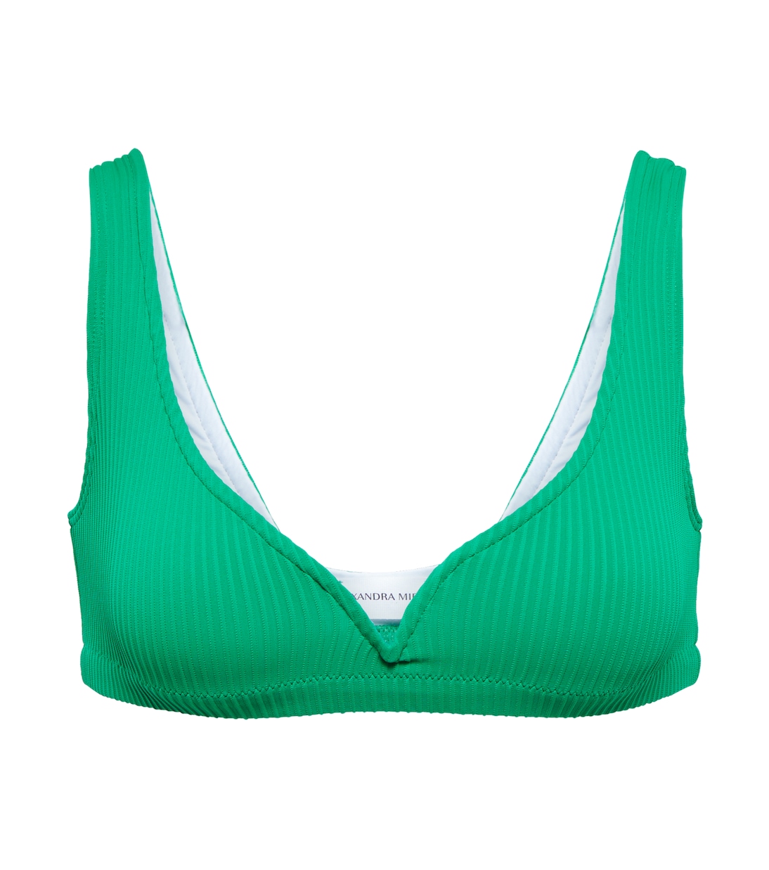 

Ребристый верх бикини Камала Alexandra Miro, Emerald