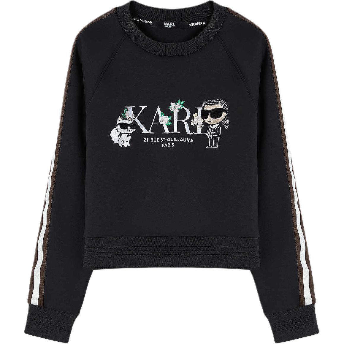 

KARL LAGERFELD / Karl Lagerfeld Jeans Свитшот KARL LAGERFELD женский черный