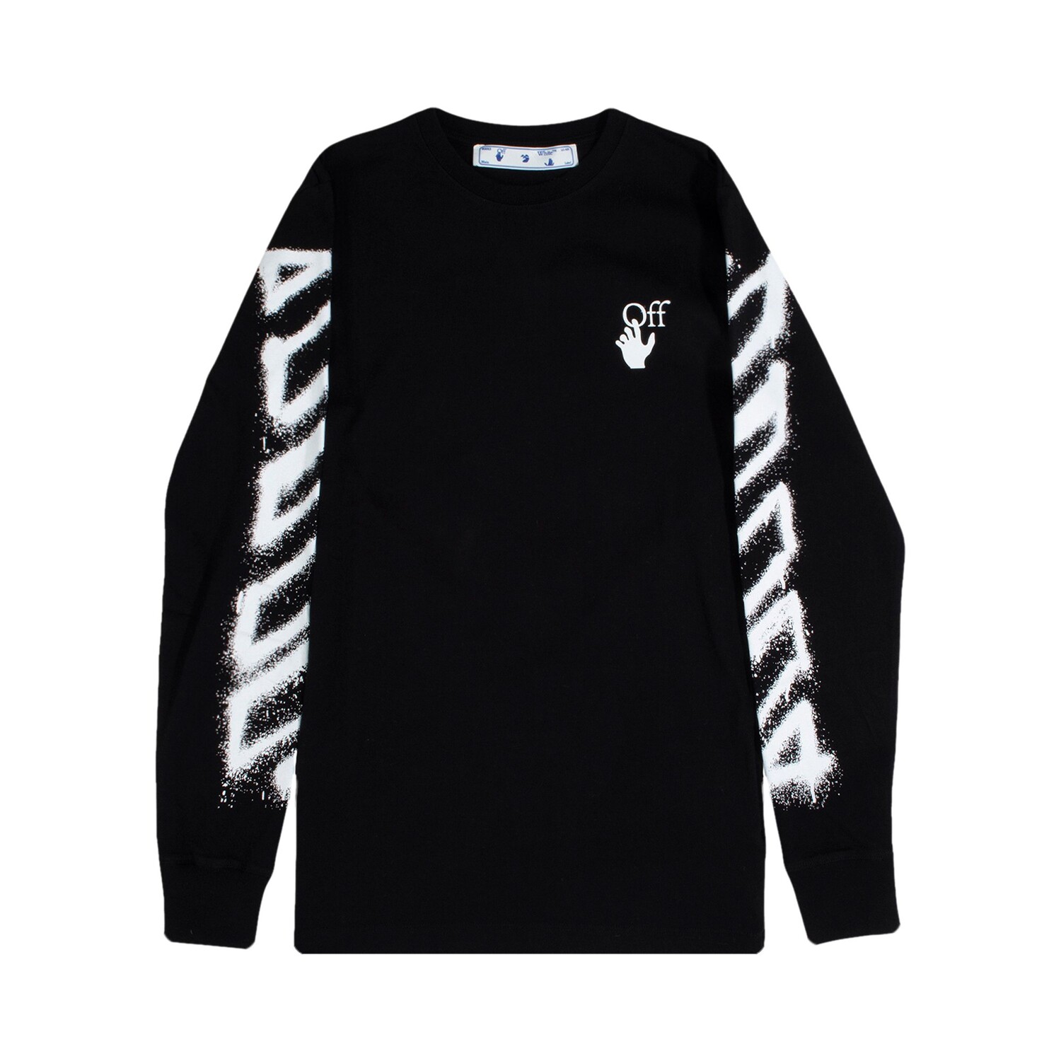 

Футболка с длинными рукавами Off-White Spray Marker, Черный/Белый