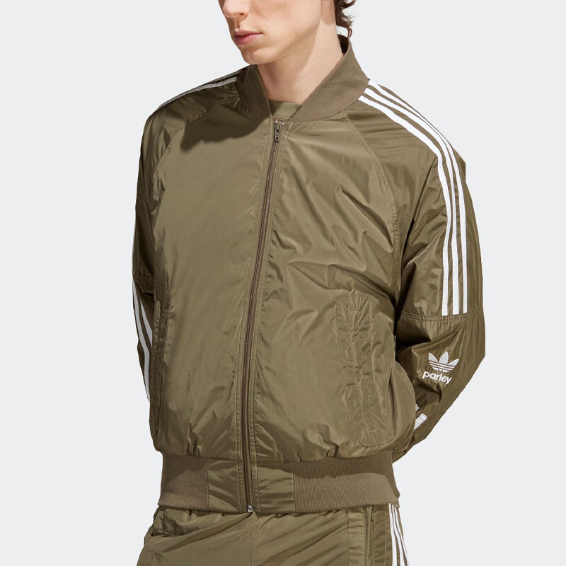 Куртка мужская Оливковая Strata Adidas Originals, оливковый — фото 4