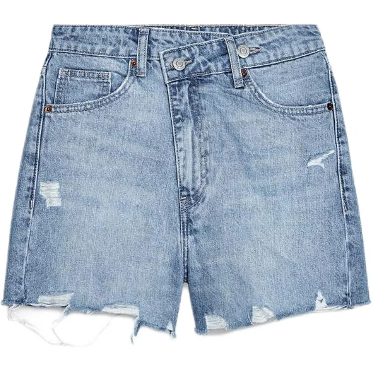 Женские джинсовые шорты ZARA, Синий