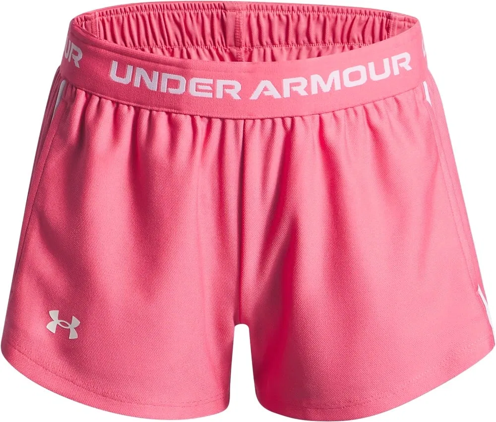 Шорты спортивные с принтом Tech G Play Up Shorts Under Armour, розовый