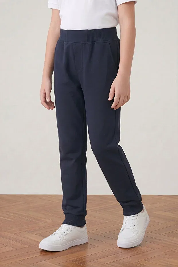 Детские спортивные штаны с эластичным манжетом Nacar Çarşı, Navy Blue