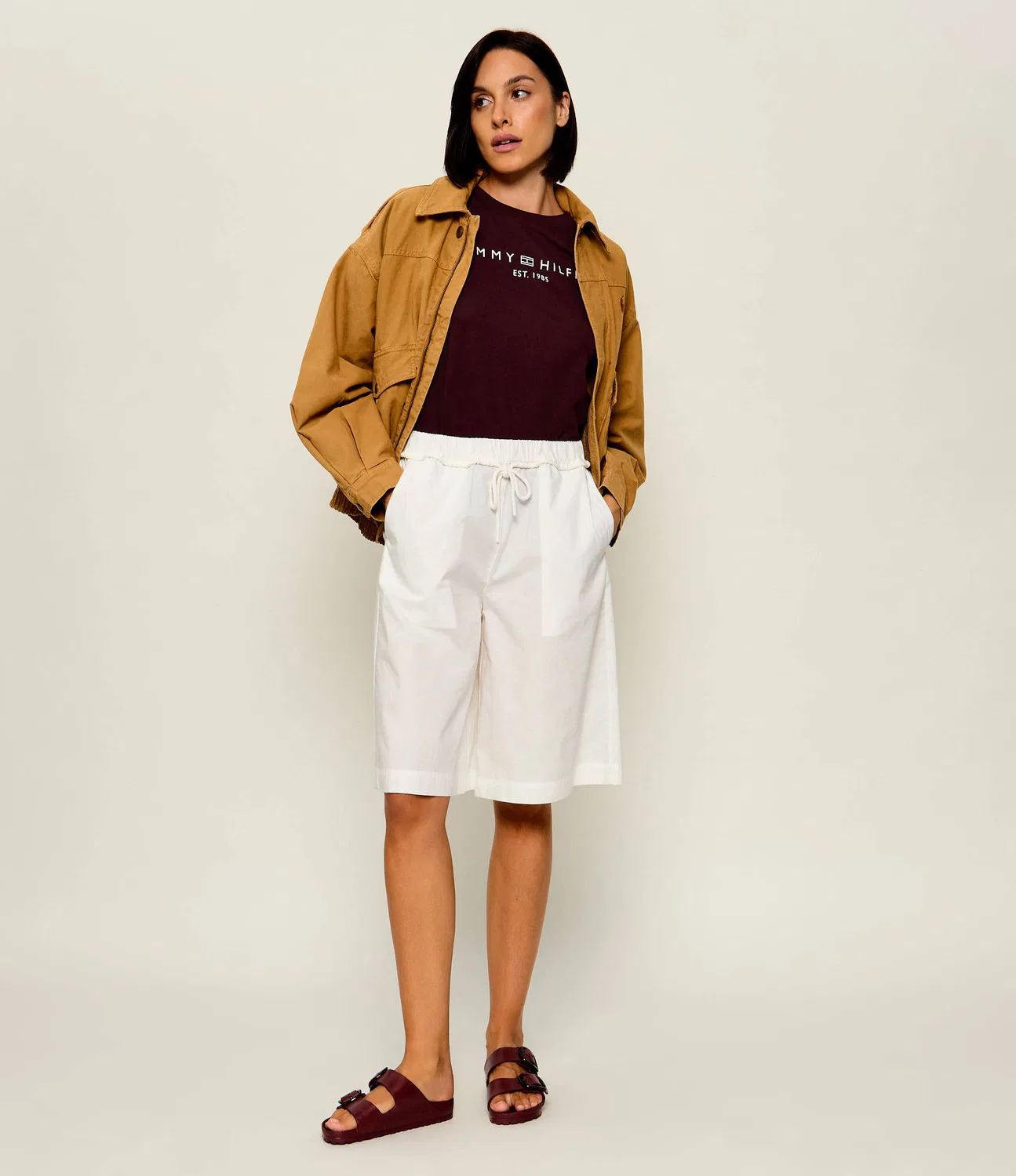Футболка Regular Fit Tommy Hilfiger, Bordeaux — фото 2