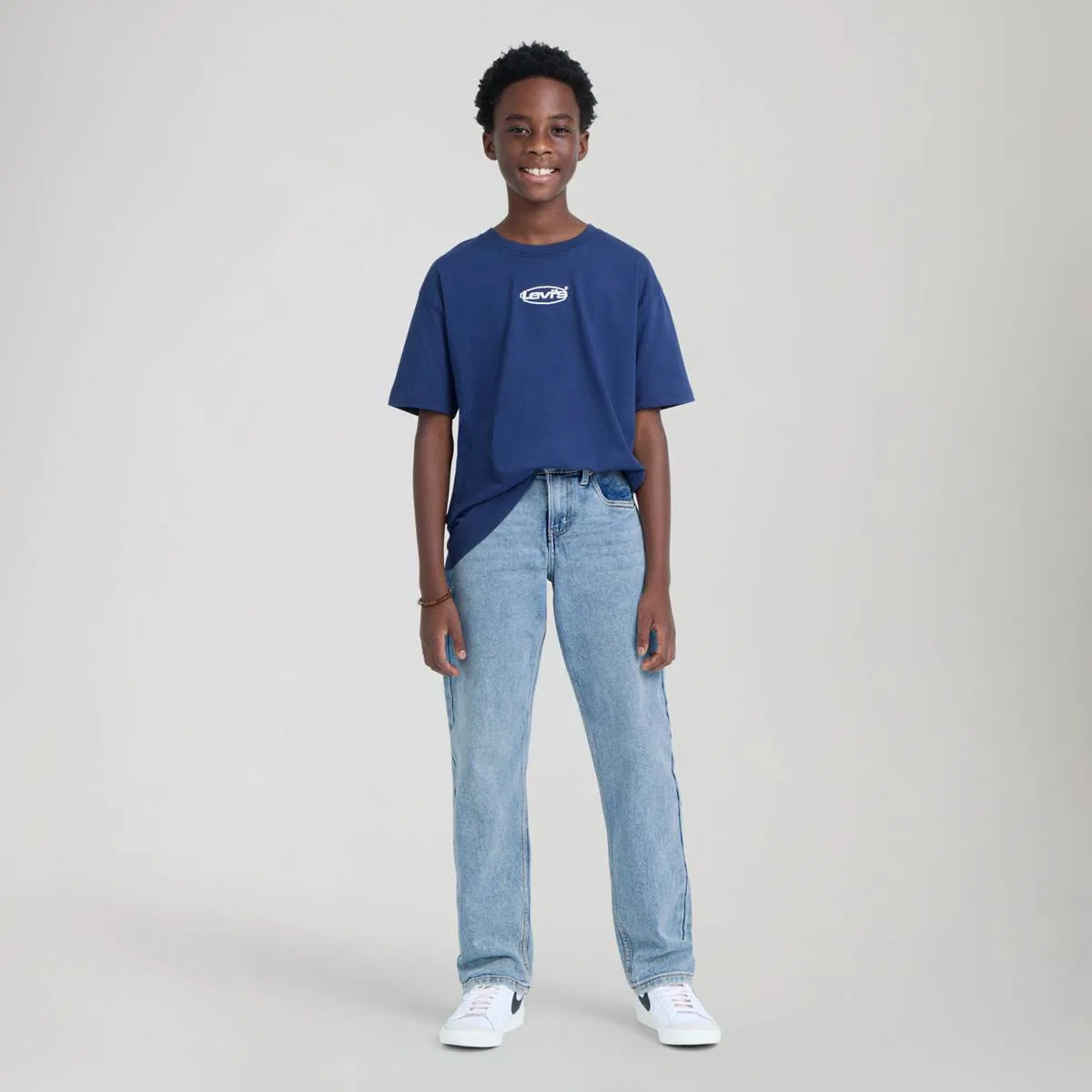 свободные прямые джинсы 565, большие размеры для мальчиков 8-20 Levi's, Alanis - Blue