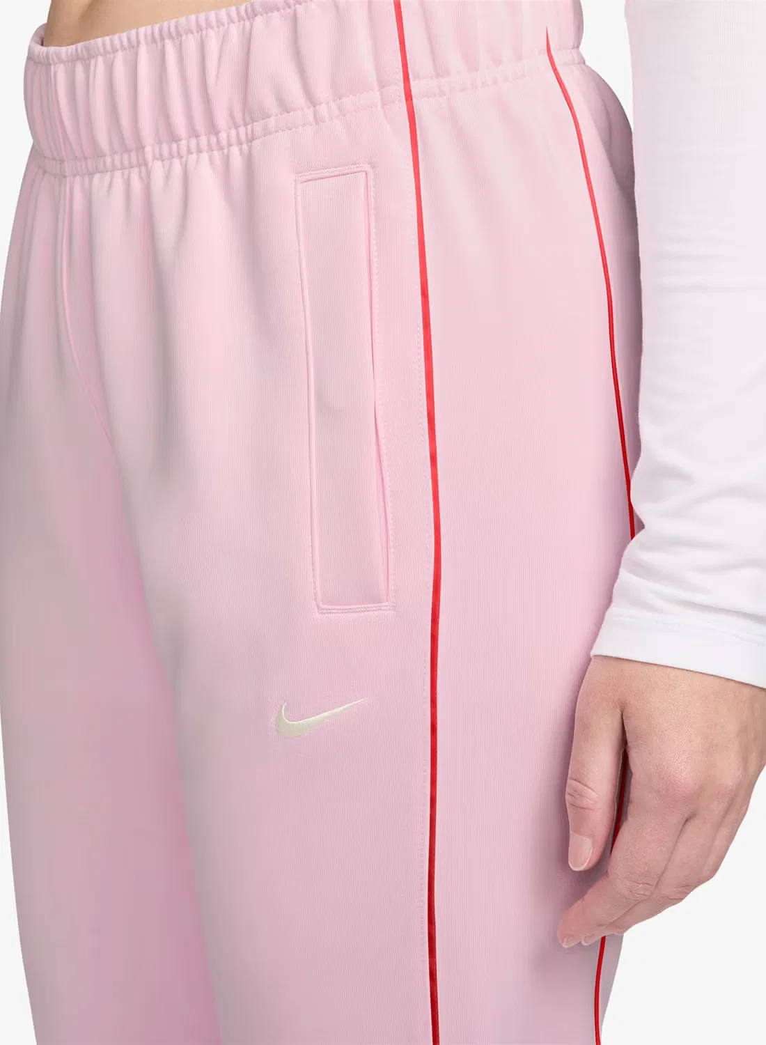 Штаны спортивные с логотипом Nike, розовый — фото 3