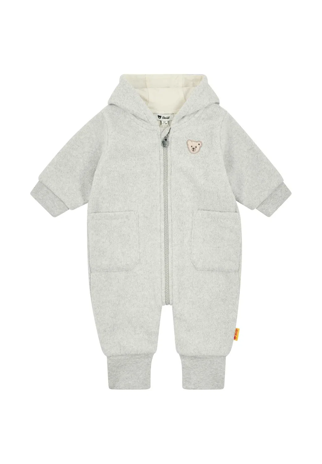 Strampler langarm baby wellness, gefüttert унисекс - комбинезон Steiff, Harbor Mist Melange