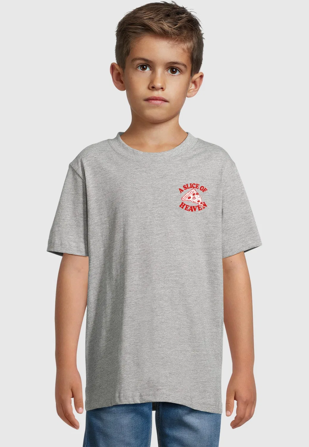 Футболка Mister Tee Shirt Slice Of Heaven, серый — фото 4