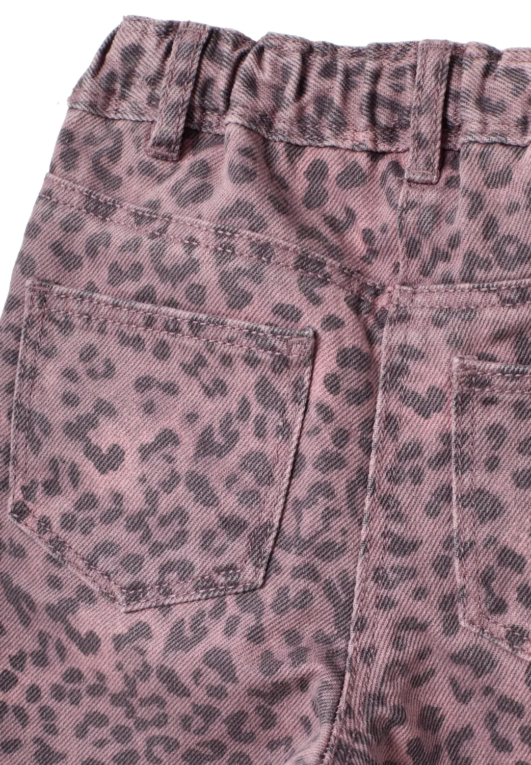 Брюки для девочки, стандартный крой - джинсы свободного кроя Ovs, Pink Black — фото 4