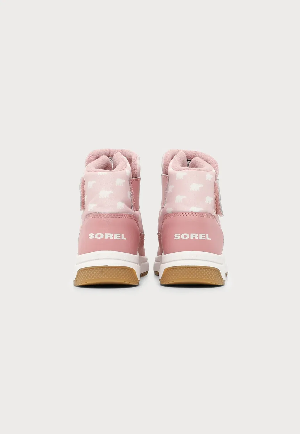 Зимние ботинки Whitney iii strap mid wp unisex Sorel, Pink Salt/Eraser Pink — фото 3