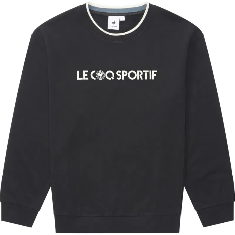 Детский свитшот с круглым вырезом Le Coq Sportif, Black